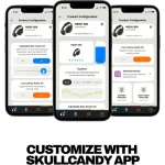 Skullcandy Hesh 360 Ασύρματα / Ενσύρματα Over Ear Ακουστικά με 100 ώρες Λειτουργίας και Quick Charge Μαύρα S6HOW-T740 - Image 4
