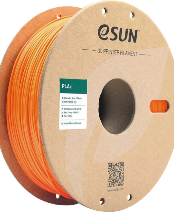 Esun PLA+ 3D Printer Filament 1.75mm Πορτοκαλί 1kg 1τμχ (Spool) PLA+P175O1