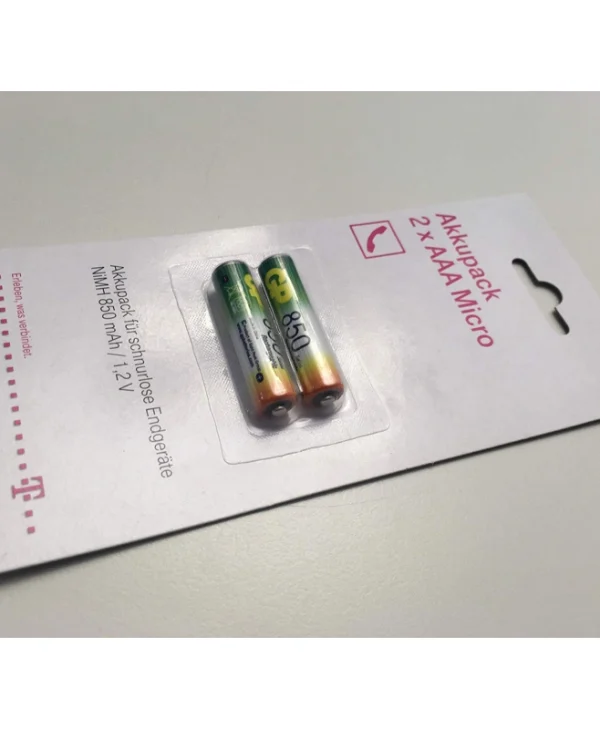 Telekom Επαναφορτιζόμενες Μπαταρίες AAA 850mAh 2τμχ 40 246 754