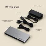 Satechi Thunderbolt 4 Docking Station με PD Ethernet και σύνδεση 2 Οθονών Γκρι (ST-DT4MDM-EU-EU) - Image 2