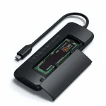 Satechi Hybrid USB-C Docking Station με HDMI 4K PD Μαύρο ST-UCHSEK - Image 2