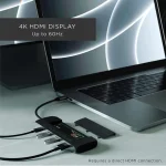 Satechi Hybrid USB-C Docking Station με HDMI 4K PD Μαύρο ST-UCHSEK - Image 6