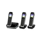 Panasonic KX-TGJ323 Ασύρματο Τηλέφωνο Trio Μαύρο KX-TGJ323GB - Image 4