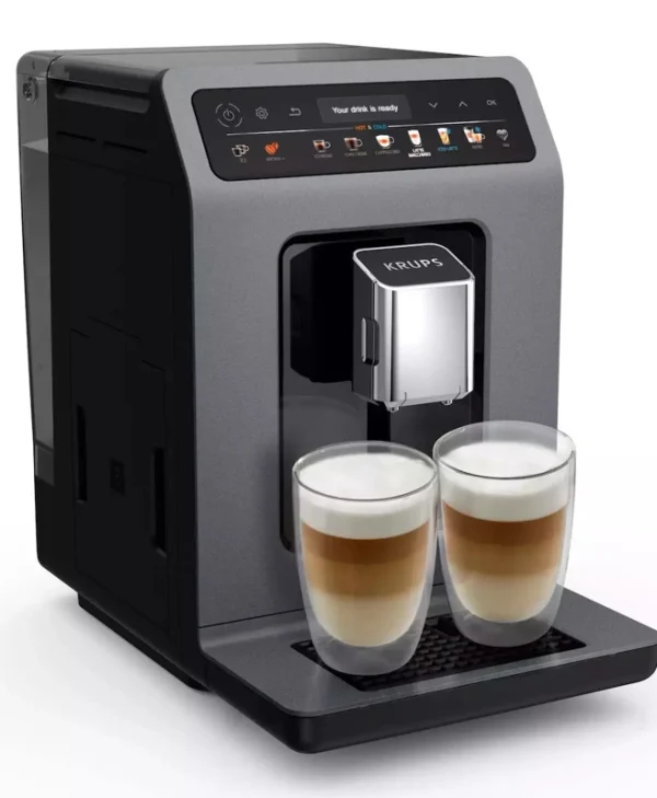 Krups Αυτόματη Μηχανή Espresso 1450W Πίεσης 15bar με Μύλο Άλεσης Καφέ EA898G EA898GF0