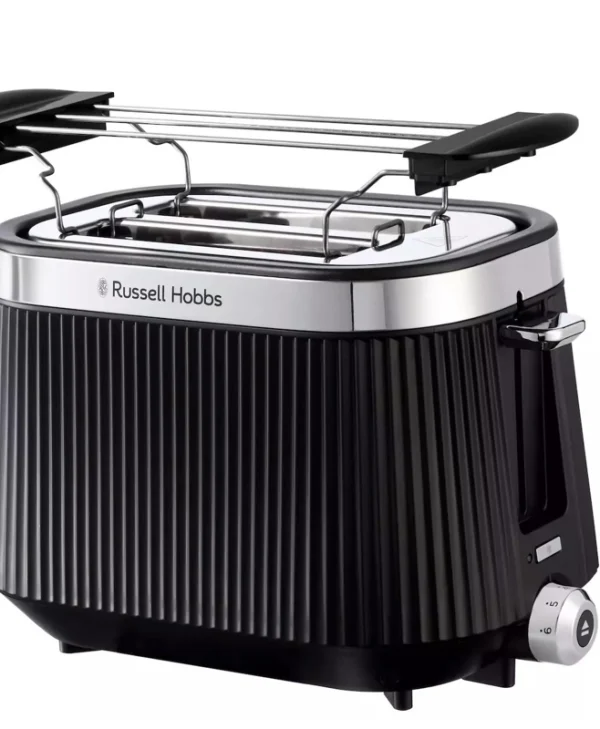 Russell Hobbs Brontë Φρυγανιέρα 2 Θέσεων 980W Μαύρη 26760-56