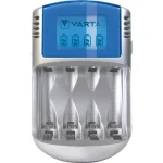 Varta LCD Charger 4 Μπαταριών Ni-MH Μεγέθους AA/AAA σε Γκρι χρώμα 57070201401