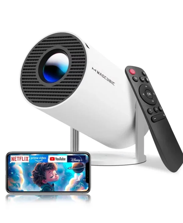 Magcubic HY300 Pro 8K Mini Portable Home Theater & Outdoor Projector WiFi6 BT5.4 200ANSI