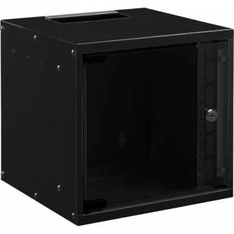 Mirsan Επιτοίχια Καμπίνα Rack 12U Ασυναρμολόγητη 54x45x54cm Μαύρο SOH12U45DE19.01