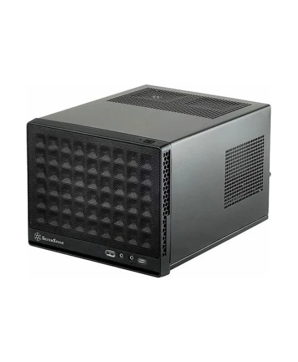 Silverstone SG13 Mini Tower Κουτί Υπολογιστή Μαύρο SST-SG13B-C