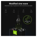 Green Cell Inverter Αυτοκινήτου Τροποποιημένου Ημιτόνου για Μετατροπή 12V DC σε 230V AC με 1xUSB INV03DE - Image 3