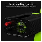 Green Cell Inverter Αυτοκινήτου Τροποποιημένου Ημιτόνου για Μετατροπή 12V DC σε 230V AC με 1xUSB INV03DE - Image 4