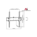 Maclean Energy MC-665 Βάση Τηλεόρασης Τοίχου έως 55" και 40kg - Image 2