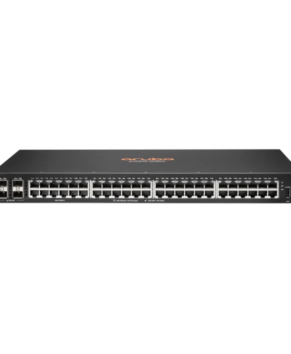 HP Aruba 6100 48G 4SFP+ Managed L2 Switch με 48 Θύρες Gigabit (1Gbps) Ethernet και 4 SFP Θύρες JL676A#ABB