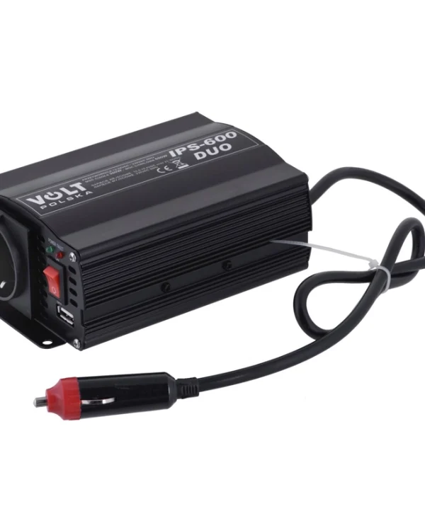 Volt Polska Inverter Αυτοκινήτου Τροποποιημένου Ημιτόνου για Μετατροπή 12V DC σε 230V AC με 1xUSB 3IPS912246