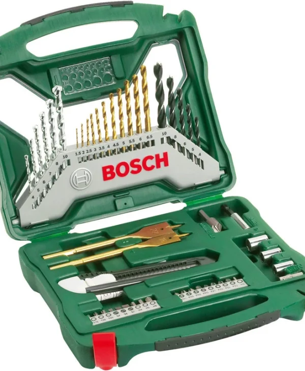 Bosch X-Line Σετ 50 σε Κασετίνα Τρυπάνια Τιτανίου για Μέταλλο και Ξύλο 2607019327