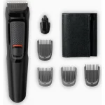 Philips Multigroom Series 3000 Σετ Επαναφορτιζόμενης Κουρευτικής Μηχανής Μαύρο MG3710/15