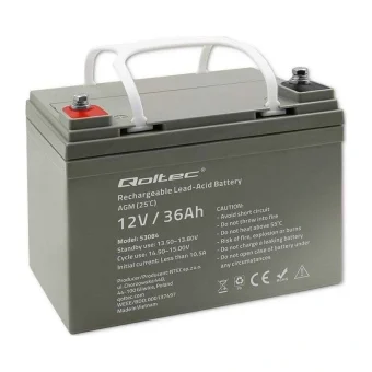Qoltec Μπαταρία UPS με Χωρητικότητα 36Ah και Τάση 12V 53084 1τμχ