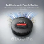 Roborock S8 Pro Ultra Σκούπα Ρομπότ με Χαρτογράφηση Laser & Απορρόφηση 6000Pa Μαύρη S8PU52-00 - Image 4
