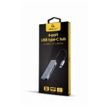 Gembird Hub 4 Θυρών USB 3.1 με σύνδεση USB-A Ασημί UHB-CM-U3P1U2P3-01 - Image 2