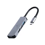Gembird Hub 4 Θυρών USB 3.1 με σύνδεση USB-A Ασημί UHB-CM-U3P1U2P3-01 - Image 3