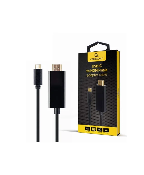 Cablexpert Cable HDMI male - USB-C male 2m Μαύρο A-CM-HDMIM-01