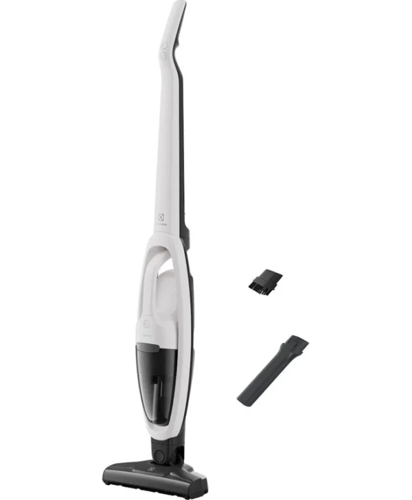 Electrolux Επαναφορτιζόμενη Σκούπα Stick 18V Λευκή ES31CB18SH