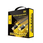 Cablexpert High Speed HDMI 2.1 Ultra High Speed 48Gbps 4K 120Hz HDR VRR Cable HDMI male - HDMI male 10m Μαύρο CCBP-HDMI8K-AOC-10M - Image 2