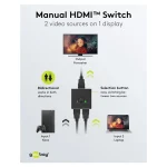 Goobay 58486 KVM & Data Switch με HDMI - Image 2