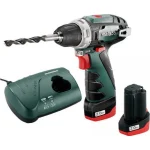 Metabo PowerMaxx BS Basic Δραπανοκατσάβιδο Μπαταρίας 12V 2x2Ah 600984000