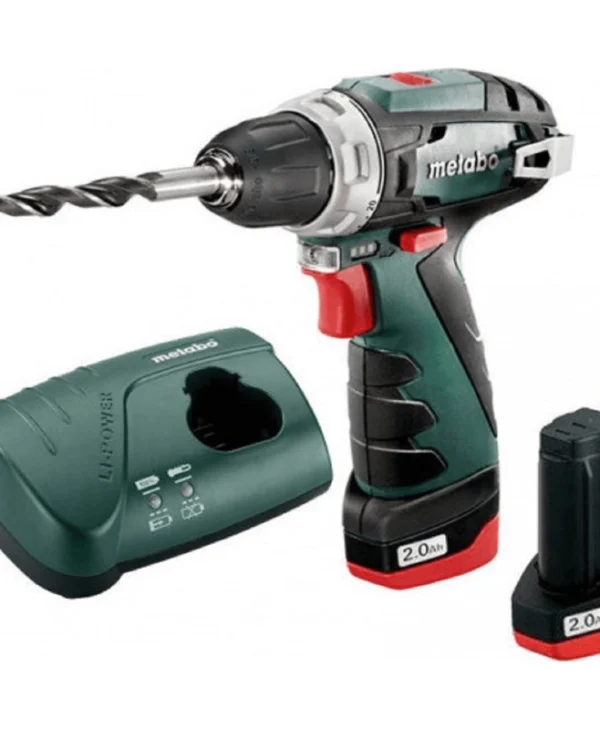 Metabo PowerMaxx BS Basic Δραπανοκατσάβιδο Μπαταρίας 12V 2x2Ah 600984000
