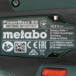 Metabo PowerMaxx BS Basic Δραπανοκατσάβιδο Μπαταρίας 12V 2x2Ah 600984000 - Image 10