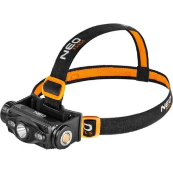 Neo Tools Επαναφορτιζόμενος Φακός Κεφαλής LED IP20 με Μέγιστη Φωτεινότητα 1000lm TOP-99-028
