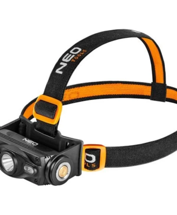 Neo Tools Επαναφορτιζόμενος Φακός Κεφαλής LED IP20 με Μέγιστη Φωτεινότητα 1000lm TOP-99-028