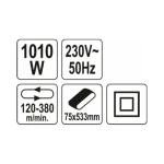 Yato YT-82240 Ταινιολειαντήρας 1010W με Ρύθμιση Ταχύτητας και με Σύστημα Αναρρόφησης - Image 4