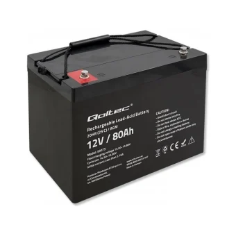 Qoltec Μπαταρία UPS με Χωρητικότητα 80Ah και Τάση 12V 53075
