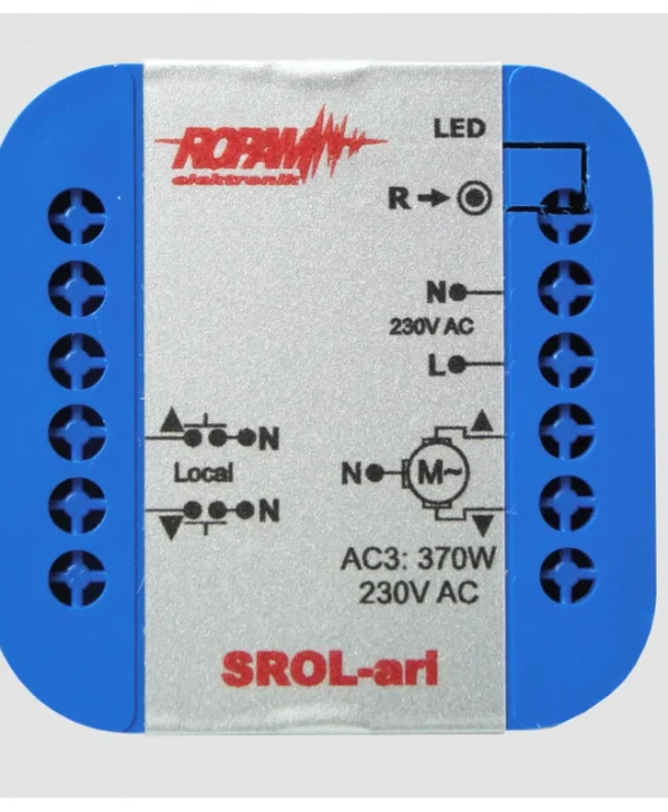 Ropam Srol-ari Wireless 230vac In-ear Blind Controller Amperometrics Application Blind Status Touch Panel Ip-64 44412