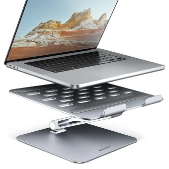 Axagon Βάση Στήριξης για Laptop έως 16" Ασημί ZUWE-579