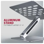 Axagon Βάση Στήριξης για Laptop έως 16" Ασημί ZUWE-579 - Image 10