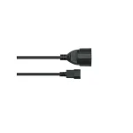Kabelmeister IEC C14 - Schuko Cable 0.5m Μαύρο SK1402-S005 - Image 2