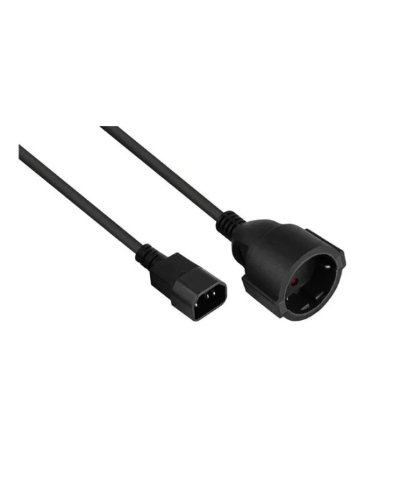 Kabelmeister IEC C14 - IEC C14 Cable 1m Μαύρο SK1402-S010