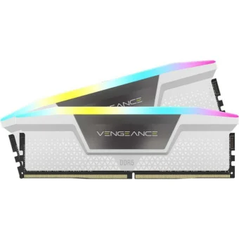 Corsair Vengeance RGB DDR5 32GB RAM με 2x16GB Modules και Ταχύτητα 6000 για Desktop CMH32GX5M2B6000Z30W