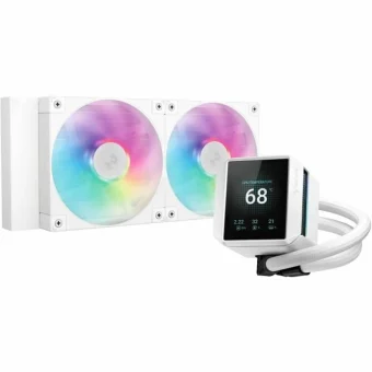 Deepcool MYSTIQUE 240 WH Υδρόψυξη AIO CPU με 2 Ανεμιστήρες 120mm και ARGB Φωτισμό Λευκή R-LX240-WHDSNMCP-G-1