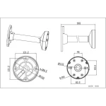 Hikvision Βάση για Κάμερες Συστημάτων CCTV 1565-0760 DS-1271ZJ-130-TRL - Image 2
