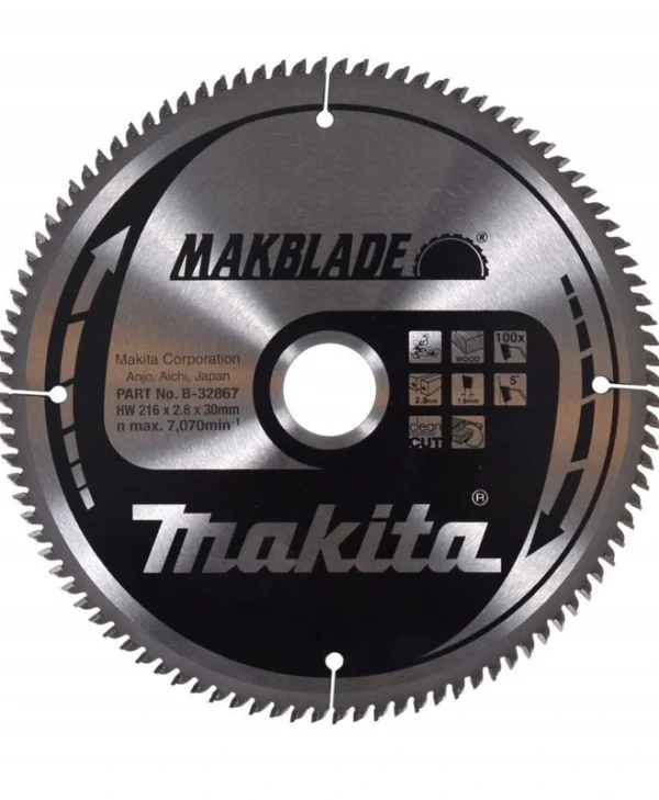 Makita Makblade Δίσκος Κοπής Ξύλου B-32867