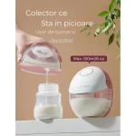 Momcozy M6 Ηλεκτρικό Μονό Θήλαστρο Μπαταρίας και Ρεύματος Κόκκινο 180ml BP324-NR70BA-A - Image 9