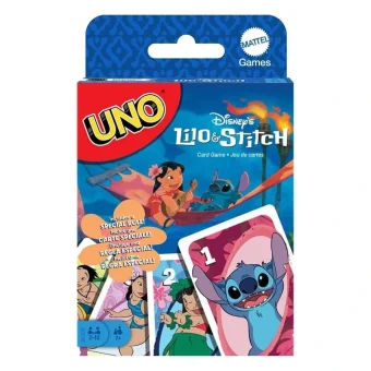 Επιτραπέζιο Παιχνίδι UNO Lilo & Stitch για 2-10 Παίκτες 7+ Ετών Mattel JCC10