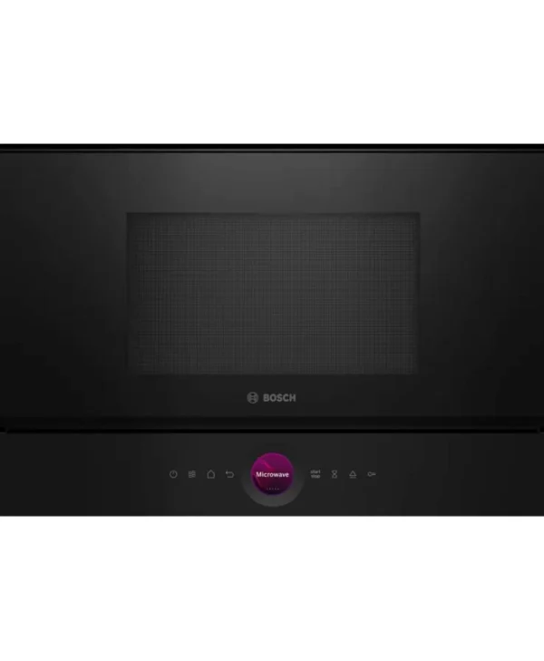Bosch Εντοιχιζόμενος Φούρνος Μικροκυμάτων 21lt Μαύρος BFR7221B1