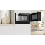 Bosch Εντοιχιζόμενος Φούρνος Μικροκυμάτων 21lt Μαύρος BFR7221B1 - Image 3