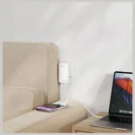 4Smarts Φορτιστής Χωρίς Καλώδιο GaN με 2 Θύρες USB-A 45W Power Delivery Λευκός (FlatPlug Slim) 542045 - Image 2