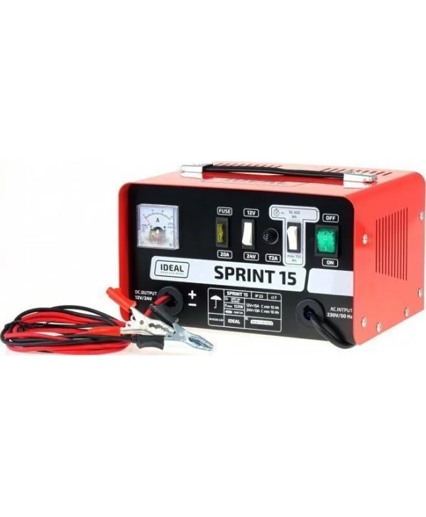 Ideal Power Φορτιστής Μπαταρίας Αυτοκινήτου 12/24V SPRINT 15